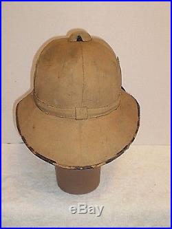 Wwii German Luftwaffe Dak Afrika Korps Pith Helmet Hat, Original