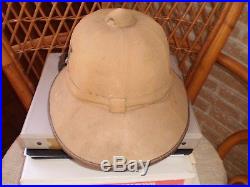 Wwii German Luftwaffe Dak Afrika Korps Tropical Pith Helmet Hat, Original