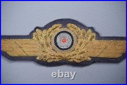 Wwii German Luftwaffe Generals Visor Hat Insignia