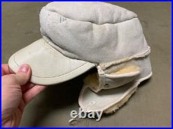 Wwii German Luftwaffe Paratrooper Winter Field Hat Cap-large, Made By Fj Fabrik