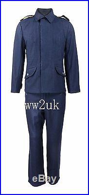 Wwii German Luftwaffe Wool Uniform Tunic & Trousers Set Military Uniforms M
