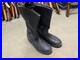 Wwii German M1931 Black Leather Jackboots- Size 11