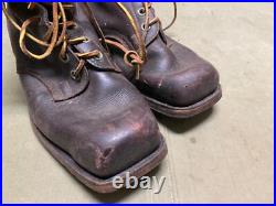 Wwii German M1931 M31 Boots Low Boots- Size 10, Period War Swedish Made