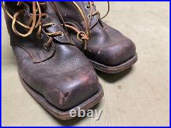 Wwii German M1931 M31 Boots Low Boots- Size 10, Period War Swedish Made