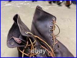 Wwii German M1931 M31 Boots Low Boots- Size 10, Period War Swedish Made