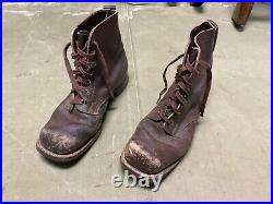 Wwii German M1931 M31 Boots Low Boots- Size 10, Period War Swedish Made Wwii German M1931 M31 Boots Low Boots- Size 10, Period War Swedish Made