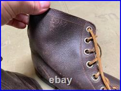 Wwii German M1931 M31 Boots Low Boots- Size 10, Period War Swedish Made Wwii German M1931 M31 Boots Low Boots- Size 10, Period War Swedish Made