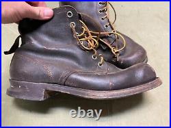 Wwii German M1931 M31 Boots Low Boots- Size 10, Period War Swedish Made