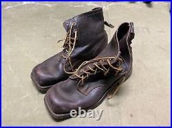 Wwii German M1931 M31 Boots Low Boots- Size 10, Period War Swedish Made