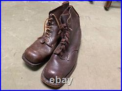 Wwii German M1931 M31 Boots Low Boots- Size 11, Period War Swedish Made