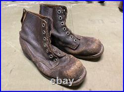 Wwii German M1931 M31 Boots Low Boots- Size 11, Period War Swedish Made