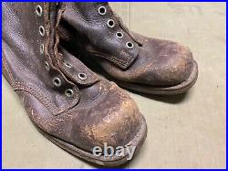 Wwii German M1931 M31 Boots Low Boots- Size 11, Period War Swedish Made