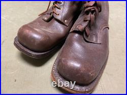 Wwii German M1931 M31 Boots Low Boots- Size 11, Period War Swedish Made