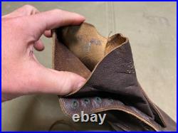 Wwii German M1931 M31 Boots Low Boots- Size 11, Period War Swedish Made