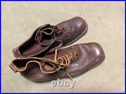 Wwii German M1931 M31 Boots Low Boots- Size 11, Period War Swedish Made