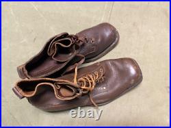 Wwii German M1931 M31 Boots Low Boots- Size 11, Period War Swedish Made