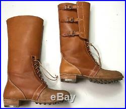 Wwii German M1933 M33 Jackboots Campaign Boots- Size 10