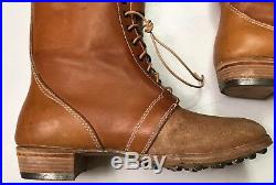 Wwii German M1933 M33 Jackboots Campaign Boots- Size 11