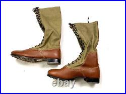 Wwii German M1935 Afrika Korp Knee High Combat Field Boots- Size 12