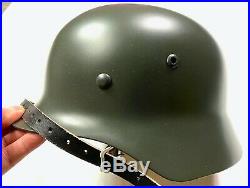 Wwii German M1935 M35 Combat Field Helmet- 68 Shell, 59 Liner
