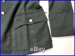 Wwii German M1936 M36 Officer Heer Waffen Tricot Tunic- Size 2 (38-40r)