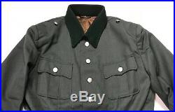 Wwii German M1936 M36 Officer Heer Waffen Tricot Tunic- Size 4 (48-50r)
