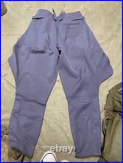 Wwii German M1936 M36 Wool Officer Gaberdine Breeches Trousers-small 32 Waist