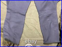 Wwii German M1936 M36 Wool Officer Gaberdine Breeches Trousers-small 32 Waist