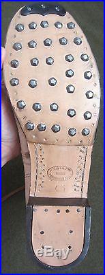 Wwii German M1937 M37 Leather Low Boots- Size 12