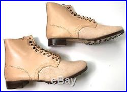 Wwii German M1937 M37 Leather Low Boots- Size 13