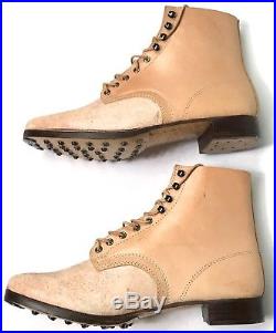 Wwii German M1937 M37 Leather Low Boots- Size 14