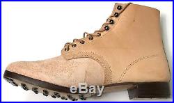 Wwii German M1937 M37 Leather Low Boots- Size 8