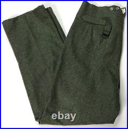 Wwii German M1940 M40 Wool Combat Field Grey Trousers- 2xlarge