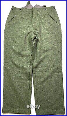 Wwii German M1940 M40 Wool Combat Field Grey Trousers- 2xlarge