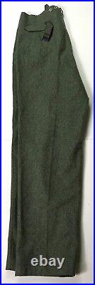 Wwii German M1940 M40 Wool Combat Field Grey Trousers- 2xlarge