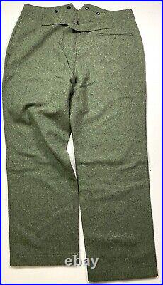 Wwii German M1940 M40 Wool Combat Field Grey Trousers- 2xlarge