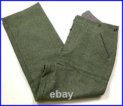 Wwii German M1940 M40 Wool Combat Field Grey Trousers-medium