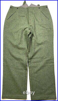 Wwii German M1940 M40 Wool Combat Field Grey Trousers-medium