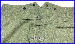 Wwii German M1940 M40 Wool Combat Field Grey Trousers-medium