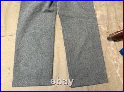 Wwii German M1940 M40 Wool Combat Field Trousers- Size Medium 34 Waist