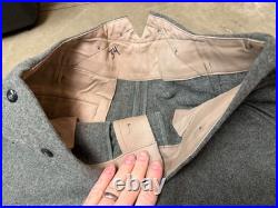 Wwii German M1940 M40 Wool Combat Field Trousers- Size Medium 34 Waist