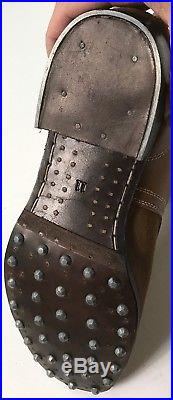 Wwii German M1942 M42 Leather Low Boots- Size 10
