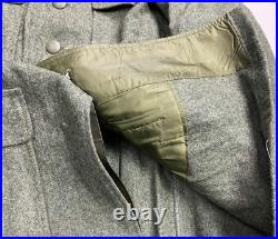 Wwii German M1942 M42 Wool Combat Field Grey Tunic-xlarge