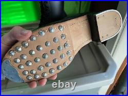 Wwii German M1943 M42 Black Leather Low Boots- Size 11