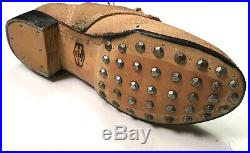 Wwii German M1943 M43 Rough Outs Leather Low Boots- Size 9