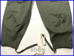 Wwii German M1943 M43 Wool Combat Field Grey Trousers-xlarge