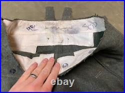 Wwii German M1943 M43 Wool Combat Field Trousers- Size 2xlarge 40 Waist