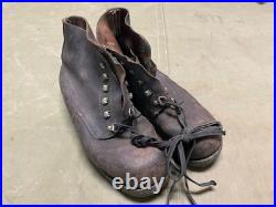 Wwii German M1943 Mountaineer Boots Low Boots- Size 10, Post War Swedish Made