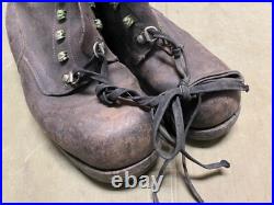 Wwii German M1943 Mountaineer Boots Low Boots- Size 10, Post War Swedish Made