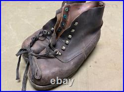 Wwii German M1943 Mountaineer Boots Low Boots- Size 10, Post War Swedish Made